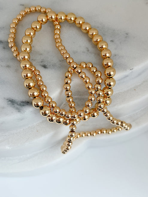 Gold filled beads bracelets
